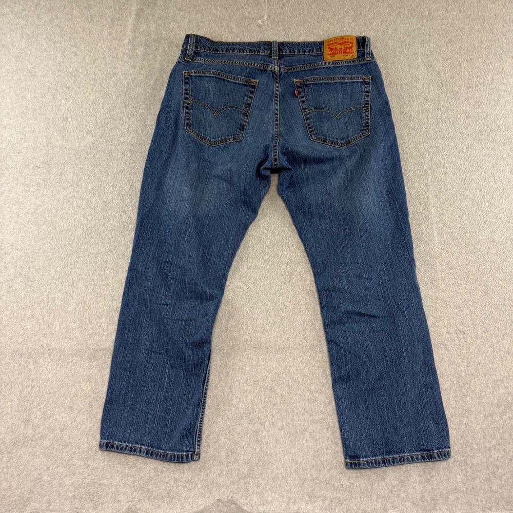 Levi's 559 Relaxed Straight Jeans Mens 36x28 Blue Medium Wash Stretch Denim